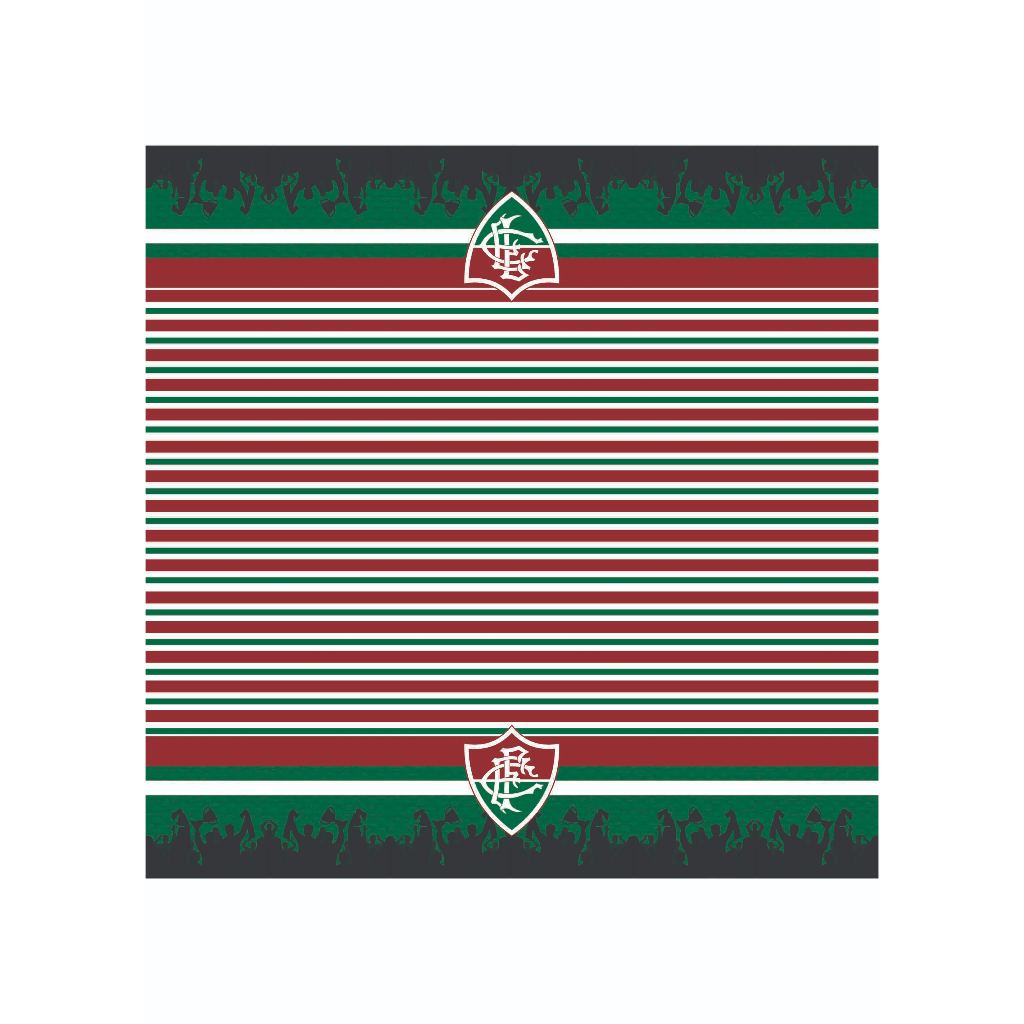 Toalha/Forro de Mesa para Festa FLUMINENSE 2- TECIDO SUBLIMADO COM CORTE A LASER