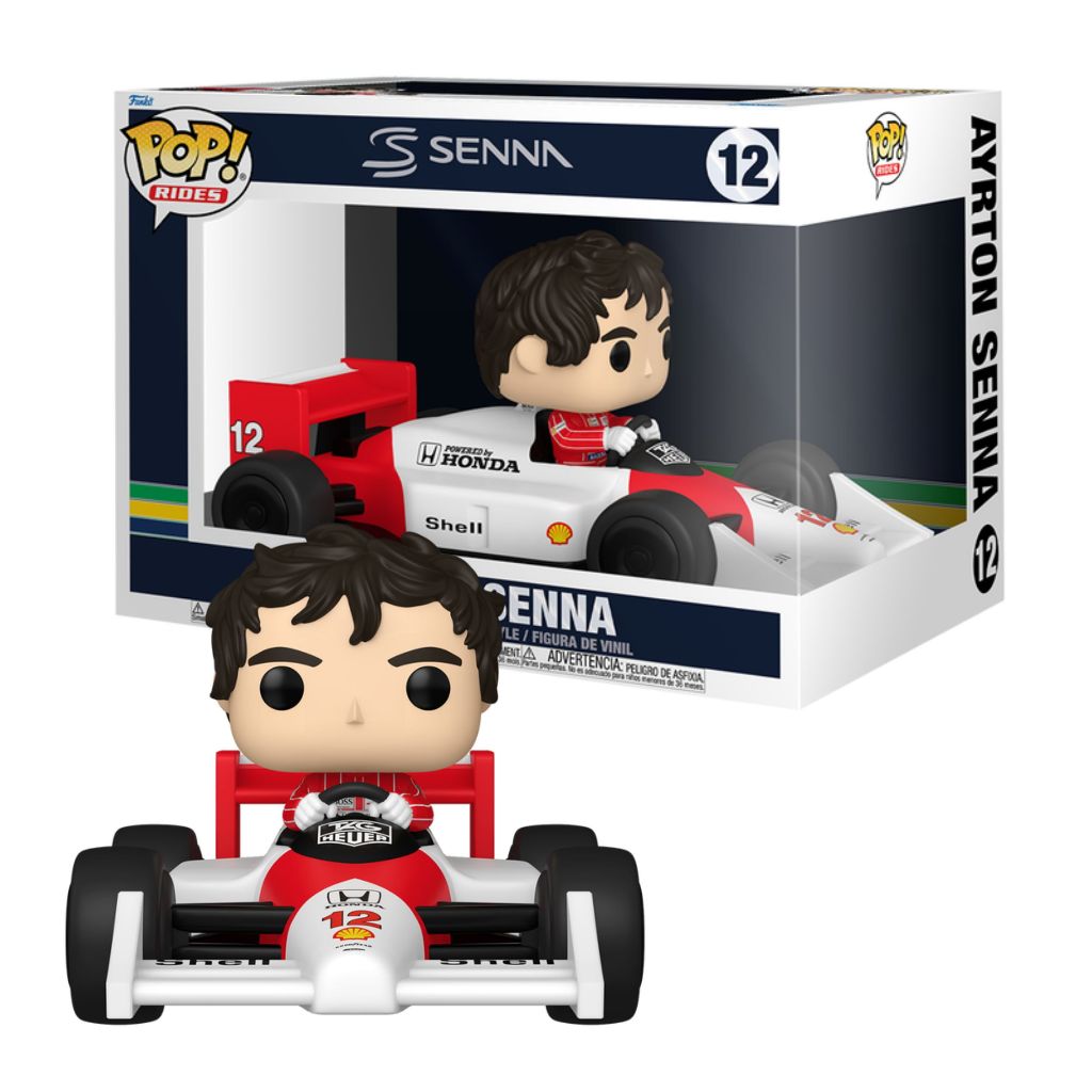 Boneco Funko Pop! Rides Super Deluxe McLaren - Senna em Oferta na Shopee