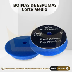 Boina Espuma 5 Corte Medio Azul - Fixed Adhere Top Premium