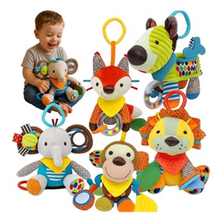 Pelúcia Sensorial interativa para bebê Conforto de criança berço chocalho Infantil elefantinho em Oferta na Shopee