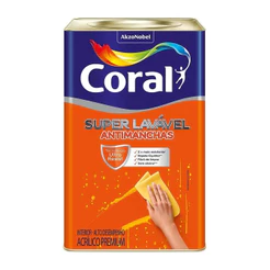 Tinta Semiacetinada Coral Superlavável Antimanchas 18L