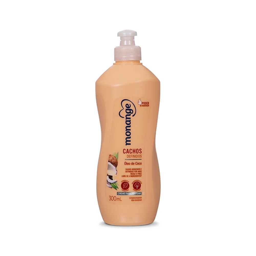 Creme para Pentear Monange Cachos Definidos 300ml em Oferta na Shopee