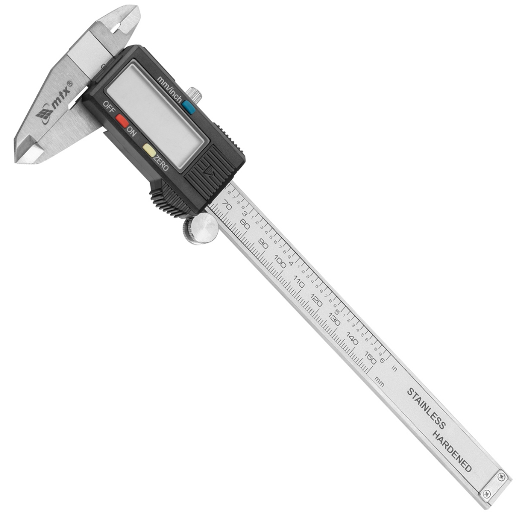 Paquímetro Digital 150mm ou 6" MTX Aço Inox