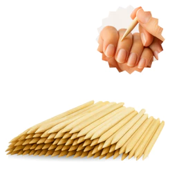 Kit c/ 300, 500 ou 1000un de Palitos de Unha Talge®, Bambu, Manicure, Pedicure, Qualidade