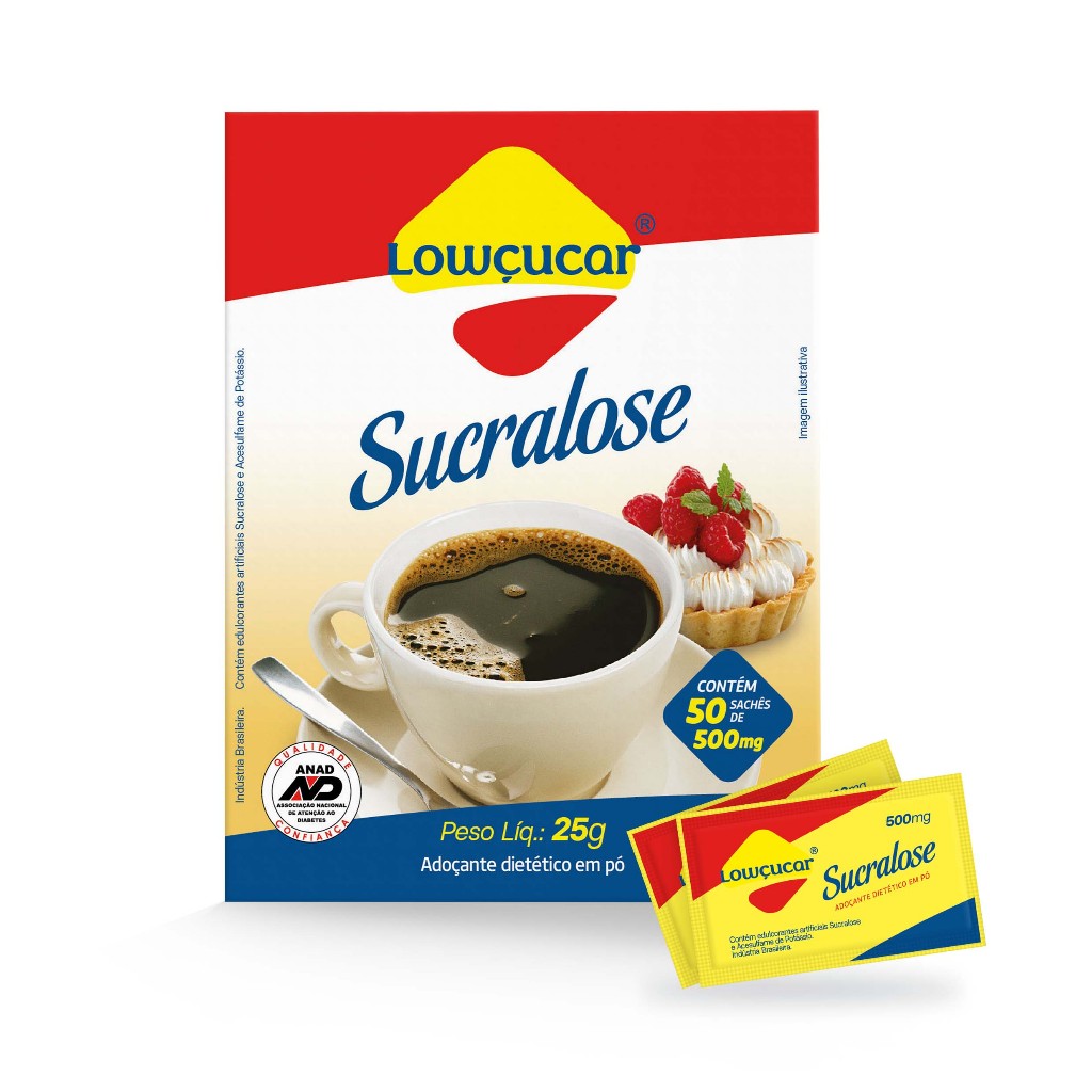 Adoçante Blenda Sucralose Sachet 50unx500mg