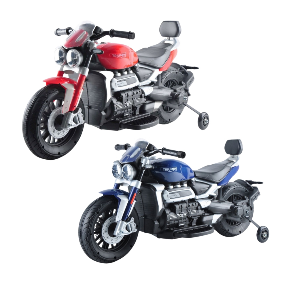 Mini Moto Elétrica Triumph Rocket 3GT, Infantil, Azul em Oferta na Shopee