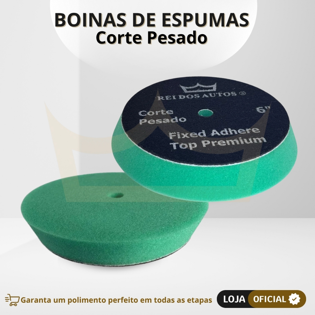 Boina Espuma 6 Poleg Corte Pesado - Fixed Adhere Top Premium
