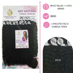 Cabelo Bio Natural Miss Shakira 65cm 380g Freedom&Love Dona Cacho