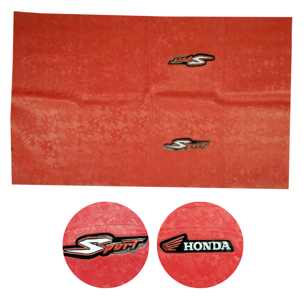 Capa Do Banco Emborrachada 3D Holográfica Honda Cbr 450 /Cbx 200 Strada /Cg 125/150/160 /Turuna 125