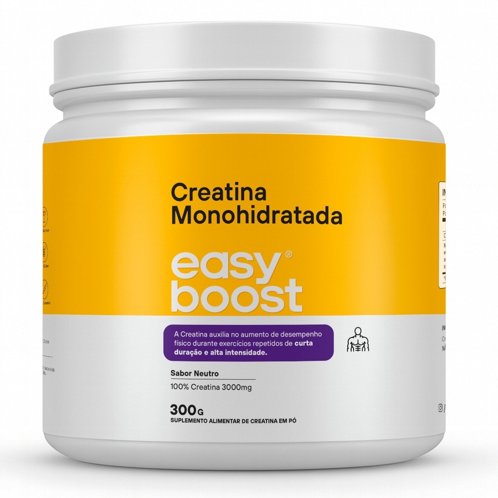Creatina Monohidratada 100% Pura Easy Boost 300g