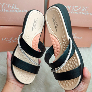 Sandalia Feminina Ortopédica Papete Massageadora Modare Tira Glitter Chinelo Tamanco Esporão Fascite em Oferta na Shopee