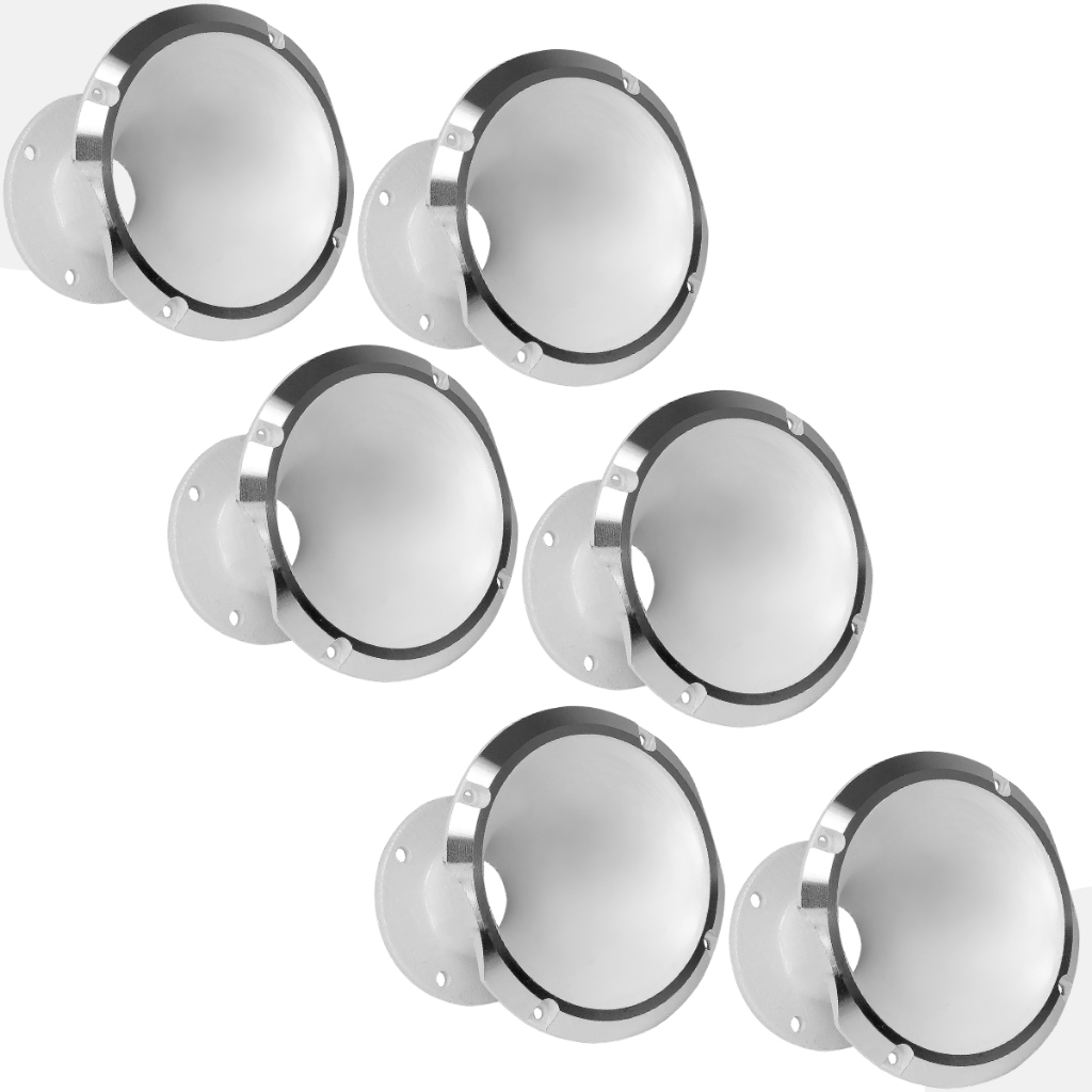 Corneta  1450 cone Driver Trio  Som Profissional Expansor 1450 6 unidades Branco em Oferta na Shopee