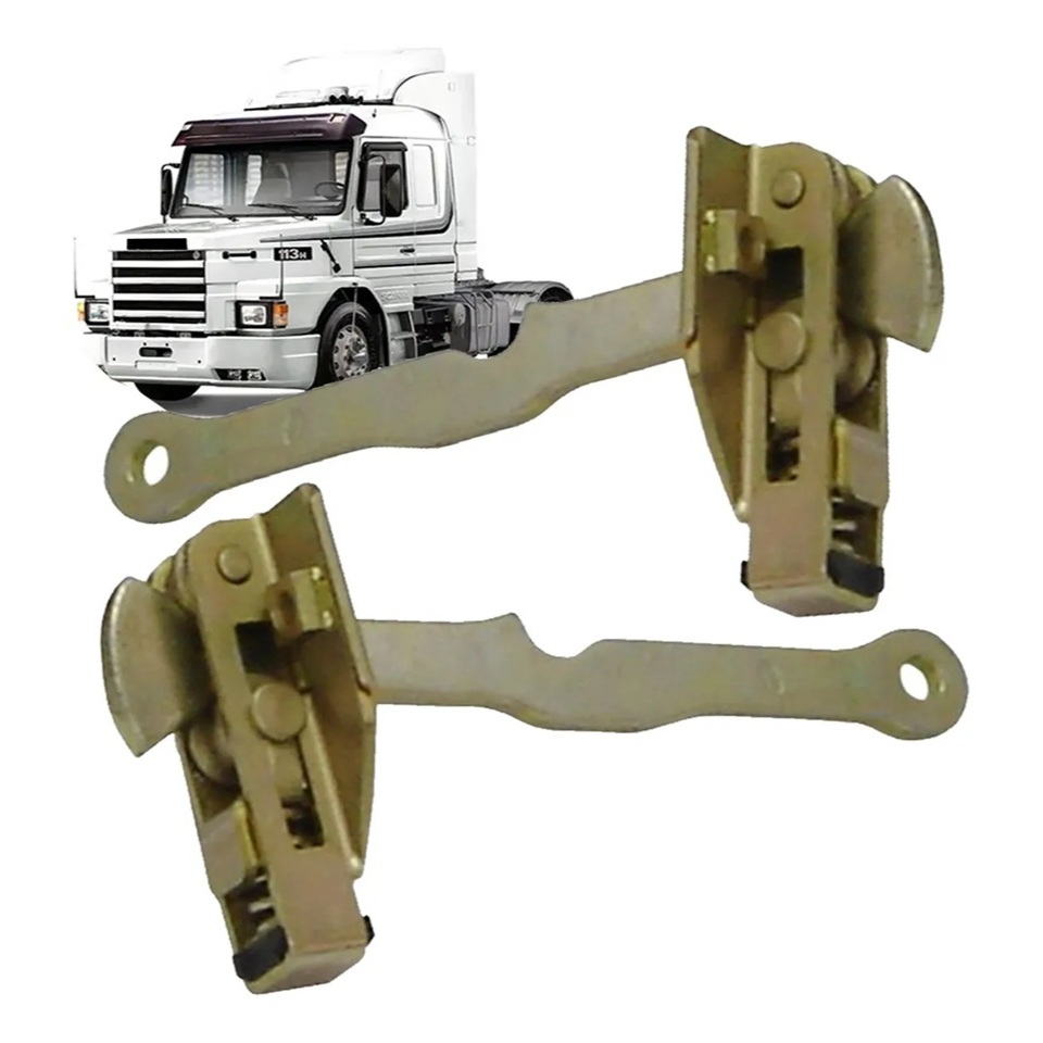 Par Limitador Porta Caminhão Scania Saab Tr 112 113 142 143 Todos Anos