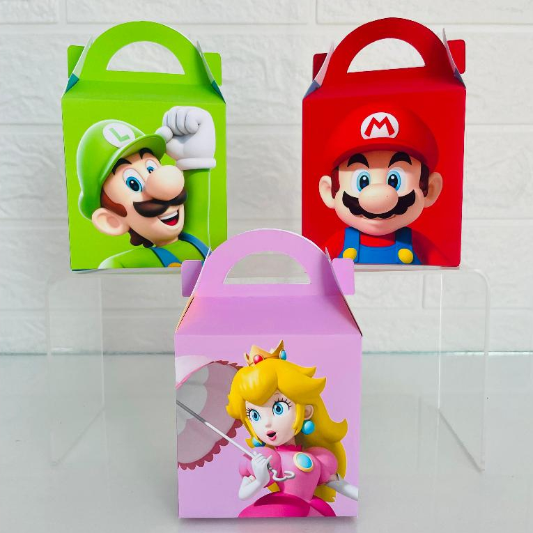 Maletinha Mario, caixinha personalizada Mario, lembrancinha super mario, Caixinha mario bros