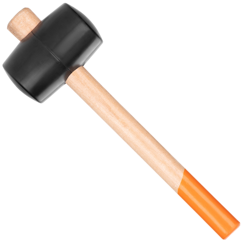 Martelo de Borracha 225g Sparta 50mm com Cabo de Madeira em Oferta na Shopee