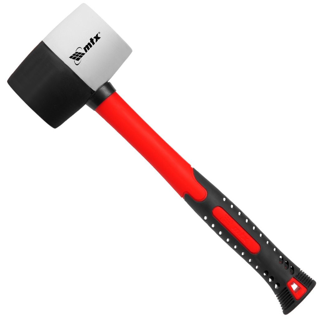 Martelo de Borracha 450g MTX com Cabo de Fibra de Vidro em Oferta na Shopee