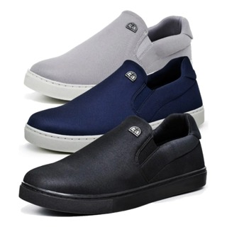 Kit 3 Pares De Sapatenis Polo Fran Slip On Masculino Casual em Oferta na Shopee