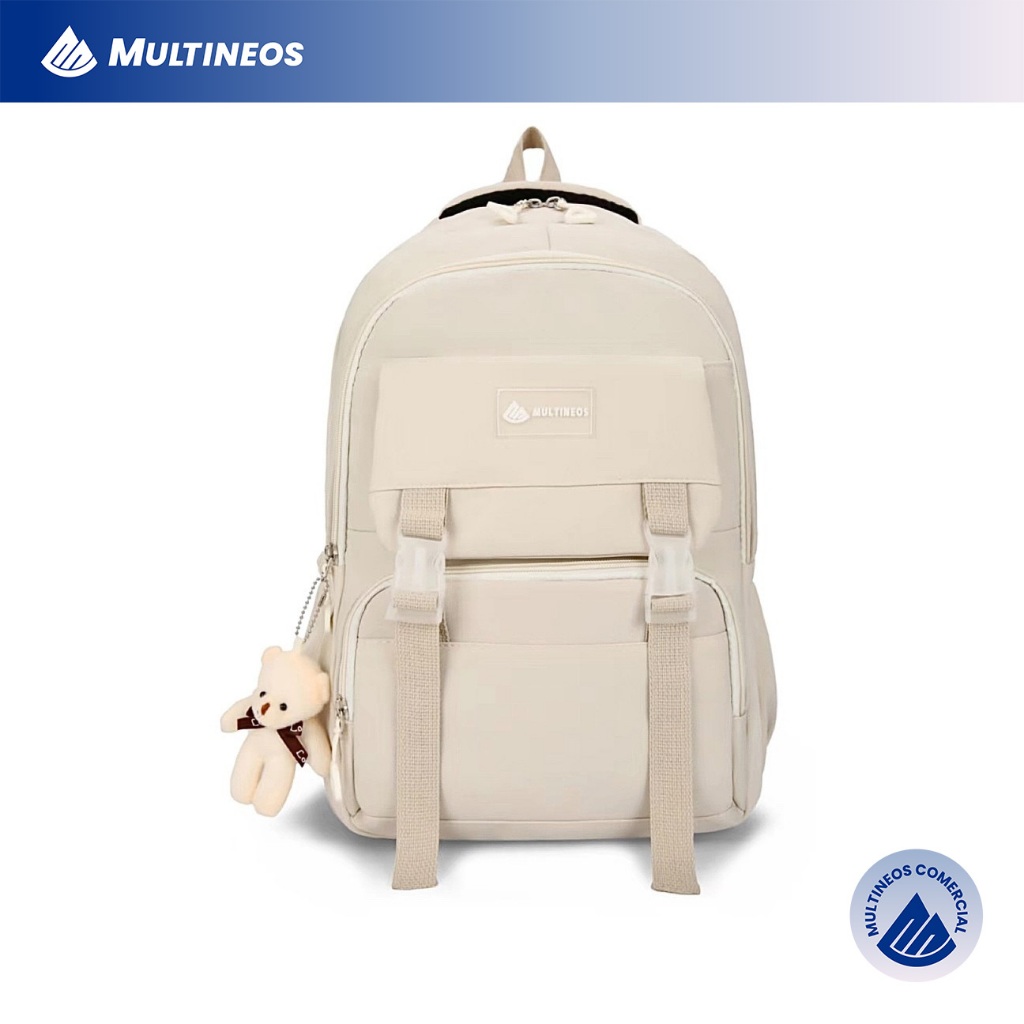 Multineos Mochila Feminina Masculino Grande Com Pelúcia Urso Multineos