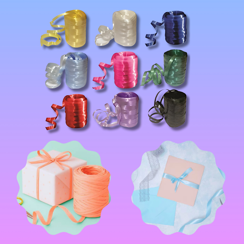 FITILHO PRESENTE FITA Balão Artesanato Decoração Festa Lembrancinhas Enfeites 20 Metros 5mm