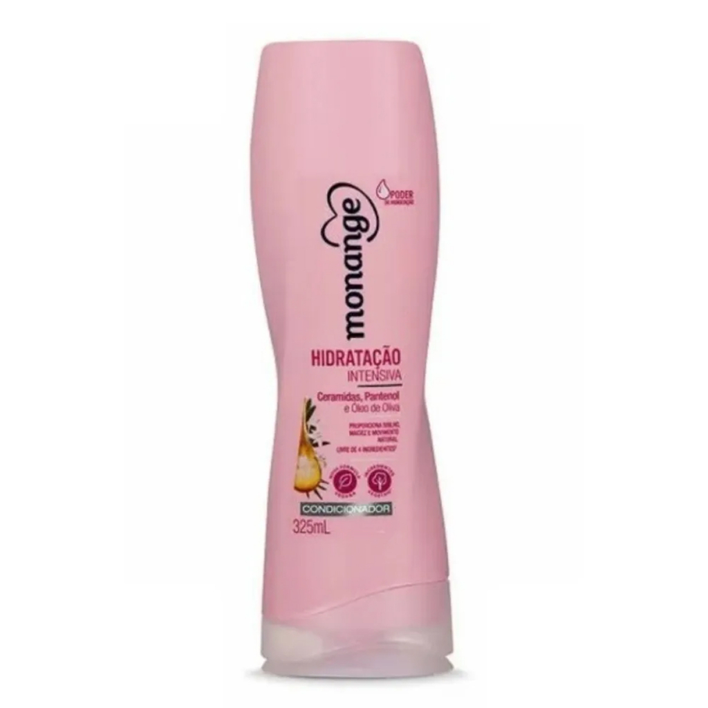 Condicionador Monange Hidratação Intensiva 325ml em Oferta na Shopee