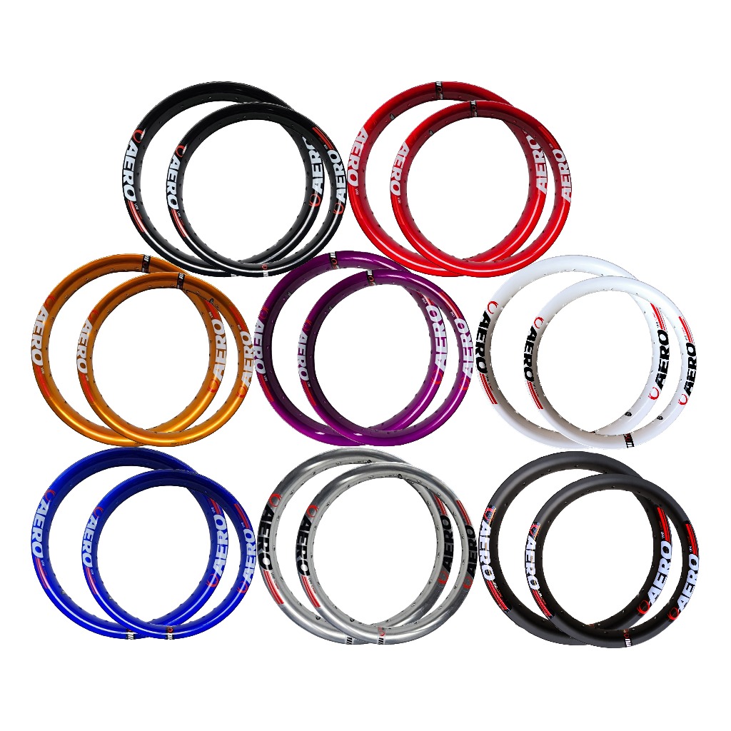 Par Aros em Alumínio Viper Aero Vpr 19x185 e 17x215 Bros 125 150 160 Xre 190 Crosser 150