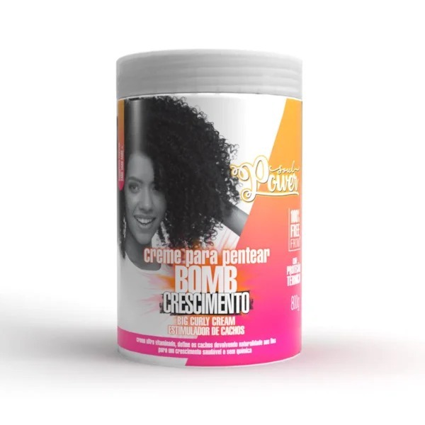 Creme de Pentear Soul Power Bomb Crescimento 800g em Oferta na Shopee