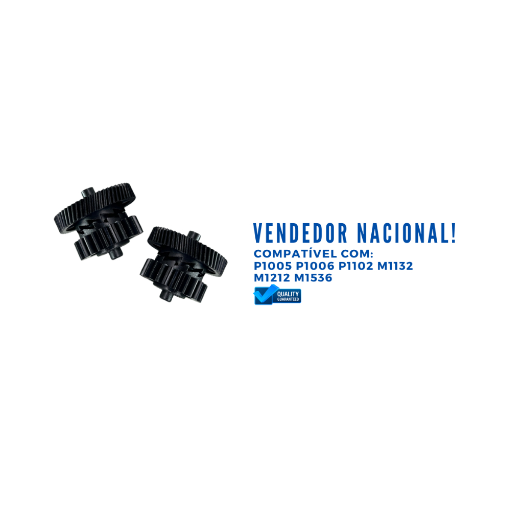 Engrenagem Drive Acoplador Fusor Compatível HP LJ P1005 P1006 P1102 M1132 M1212 M1536 RU5-0984