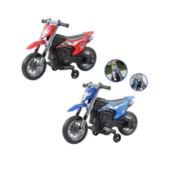 Mini Moto Cross Elétrica Trilha Infantil A Bateria 6v Vermelho