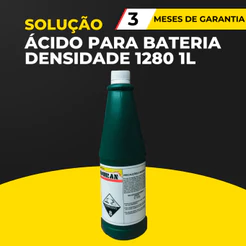 Solução para Bateria Densidade 1280 1 Litro