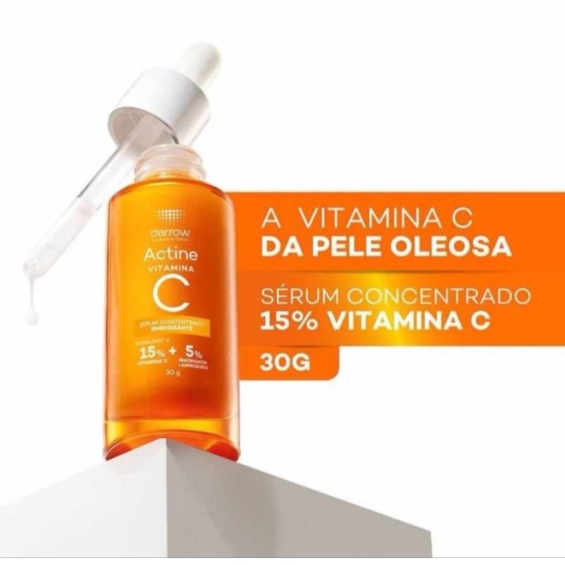 Sérum Vitamina C 30ml ,peles oleosas a acneicas