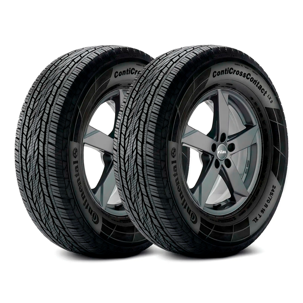 Kit 2 Pneus 215/65R16 Continental ContiCrossContact LX2 102H em Oferta na Shopee
