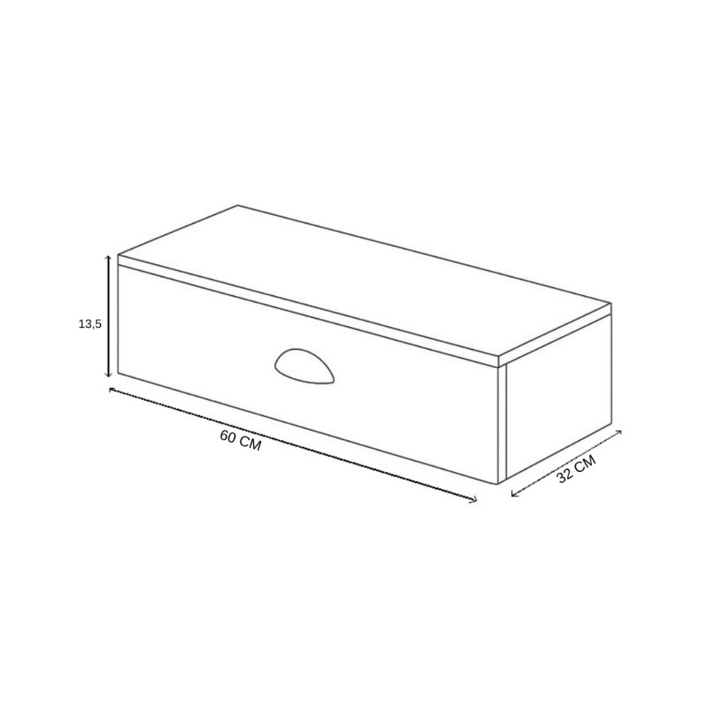 QUEIMA DE ESTOQUE! Penteadeira Com Gaveta 60CM Console Camarim E&A - Cores — imagem 2 de 2
