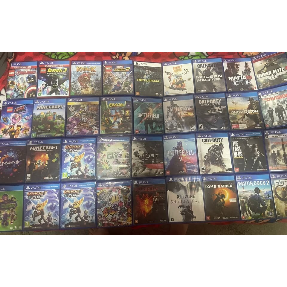 Jogos Ps4 Gta,ciberpunk ,Pes e outros Midia fisica cd