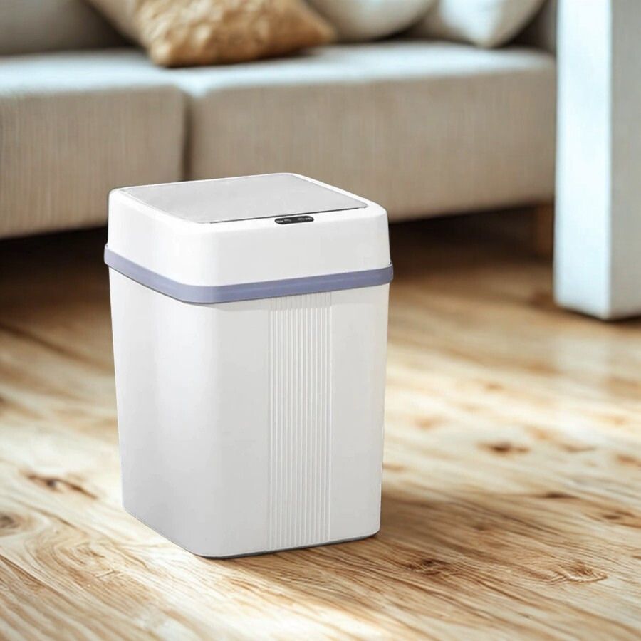 Lixeira Inteligente 18L com Sensor Infravermelho  ABS e PP  Ideal para Banheiro Cozinha Sa...