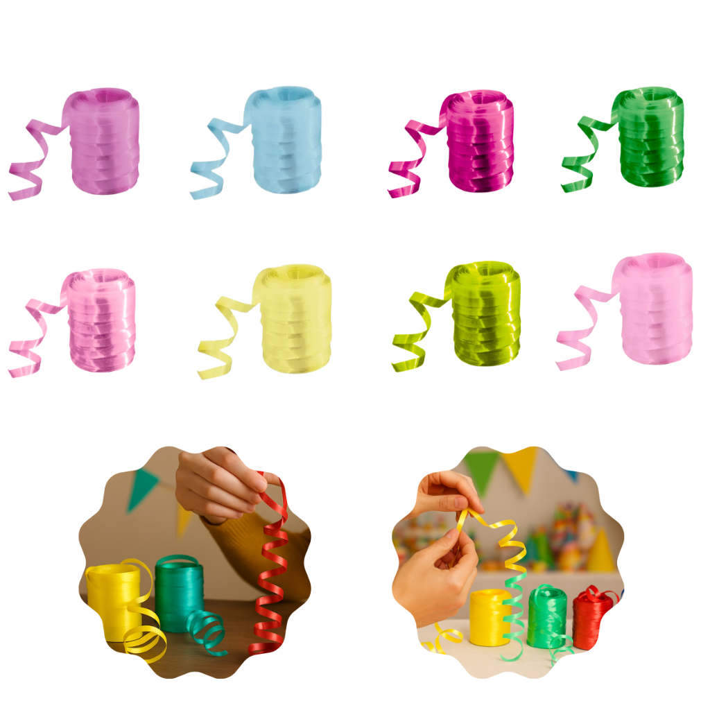 FITILHO PRESENTE FITA Balão Artesanato Decoração Festa Lembrancinhas Enfeites 20 Metros 5mm em Oferta na Shopee