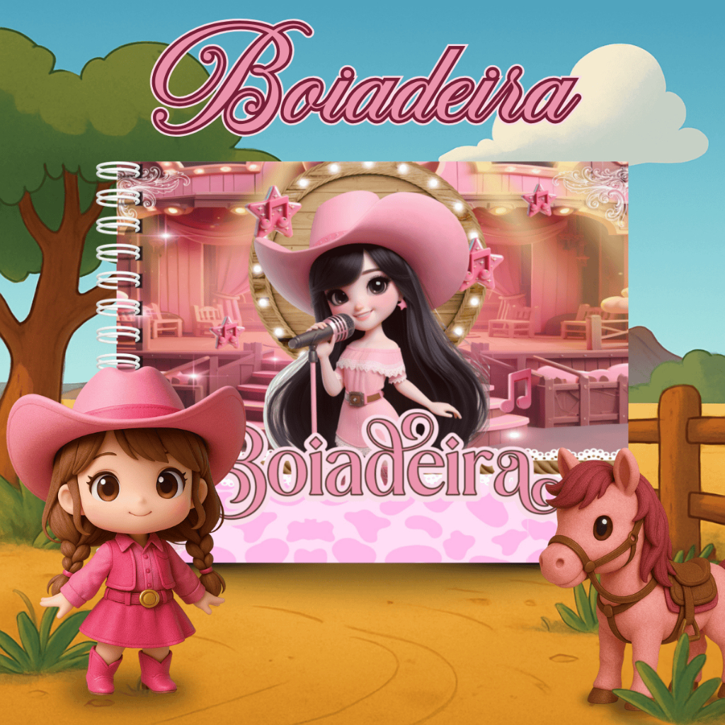 Produto Livro De Colorir Boiadeira Capa Dura 50 Folhas de 180g