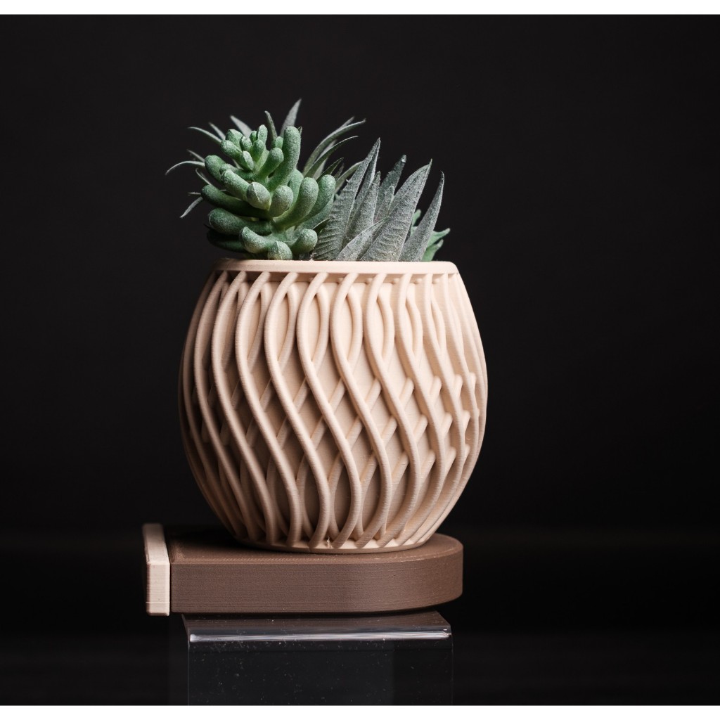 Vaso Cachepô Decorativo para Cactos e Suculentas Design Moderno Minimalista - Exclusivo(Parede)