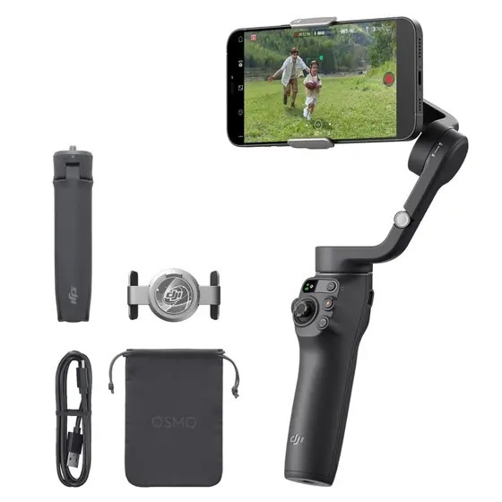 Estabilizador De Cardan Cinza Dji Osmo Mobile 6 Para Celular Cinza-escuro