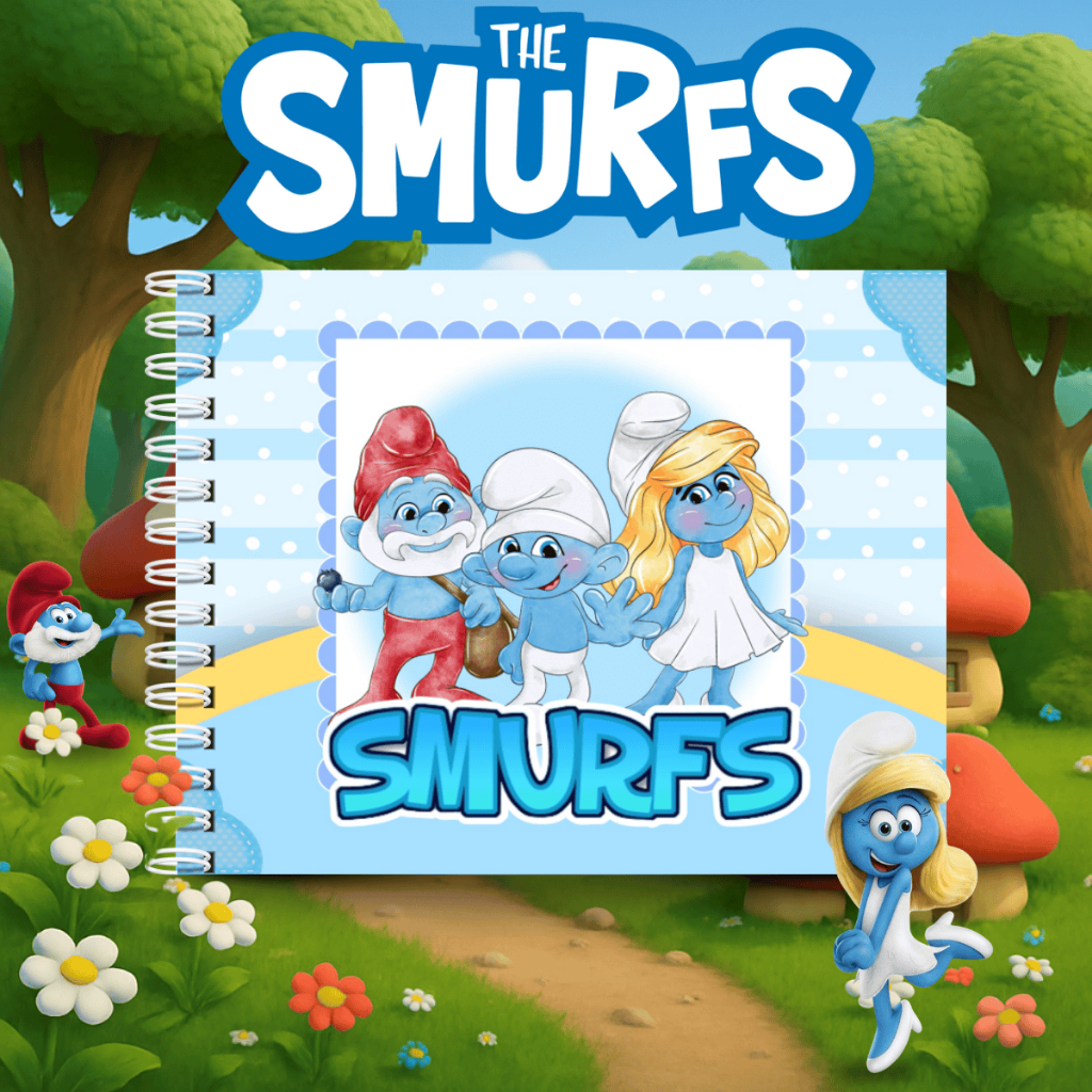 Produto Livro De Colorir Smurfs Capa Dura 50 Folhas de 180g em Oferta na Shopee