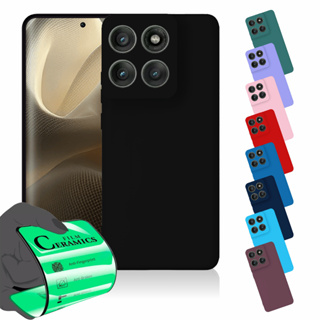 Capa Capinha Anti Shock Aveludada + Película Para Moto Edge 60 Pro em Oferta na Shopee