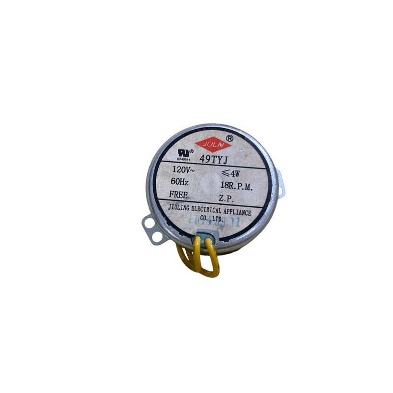 01 - peça MOTOR PARA MICROONDAS 49TYJ 18RPM (127v) PARA CHOCADEIRA E CHURRASQUEIRA