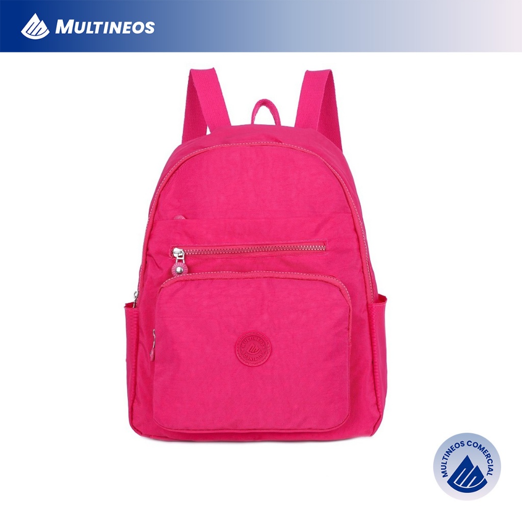Multineos Mochila Escolar De Capacidade Para Mulheres Estudantes Nylon impermeável