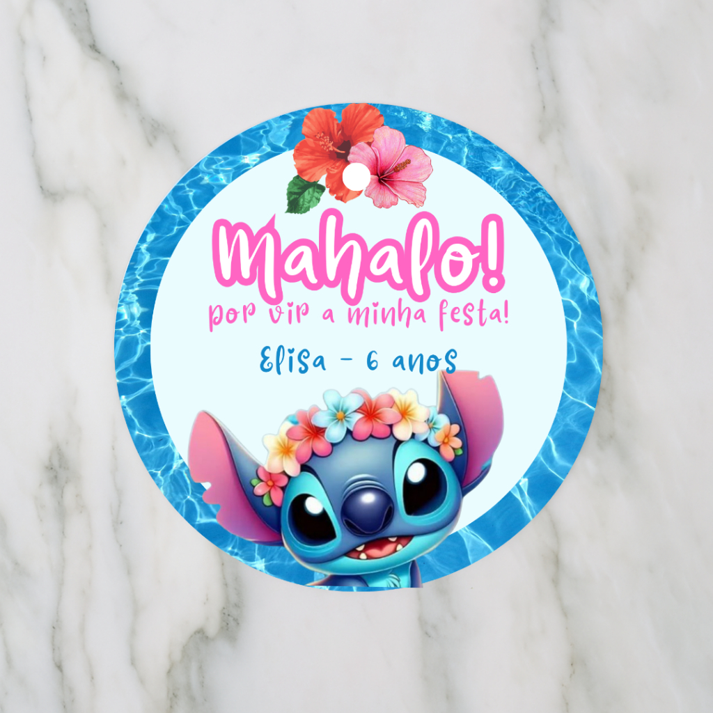 Tag Redonda 3cm Lembrancinha Personalizada Decoração Festa - Fazemos QUALQUER TEMA - Aniversário, mêsversário, chá bebê
