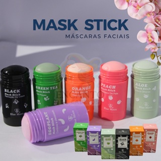 Máscara Facial em Bastão Blue Moon – Controle de Oleosidade, Clareamento, Antissinais e Hidratação em Oferta na Shopee
