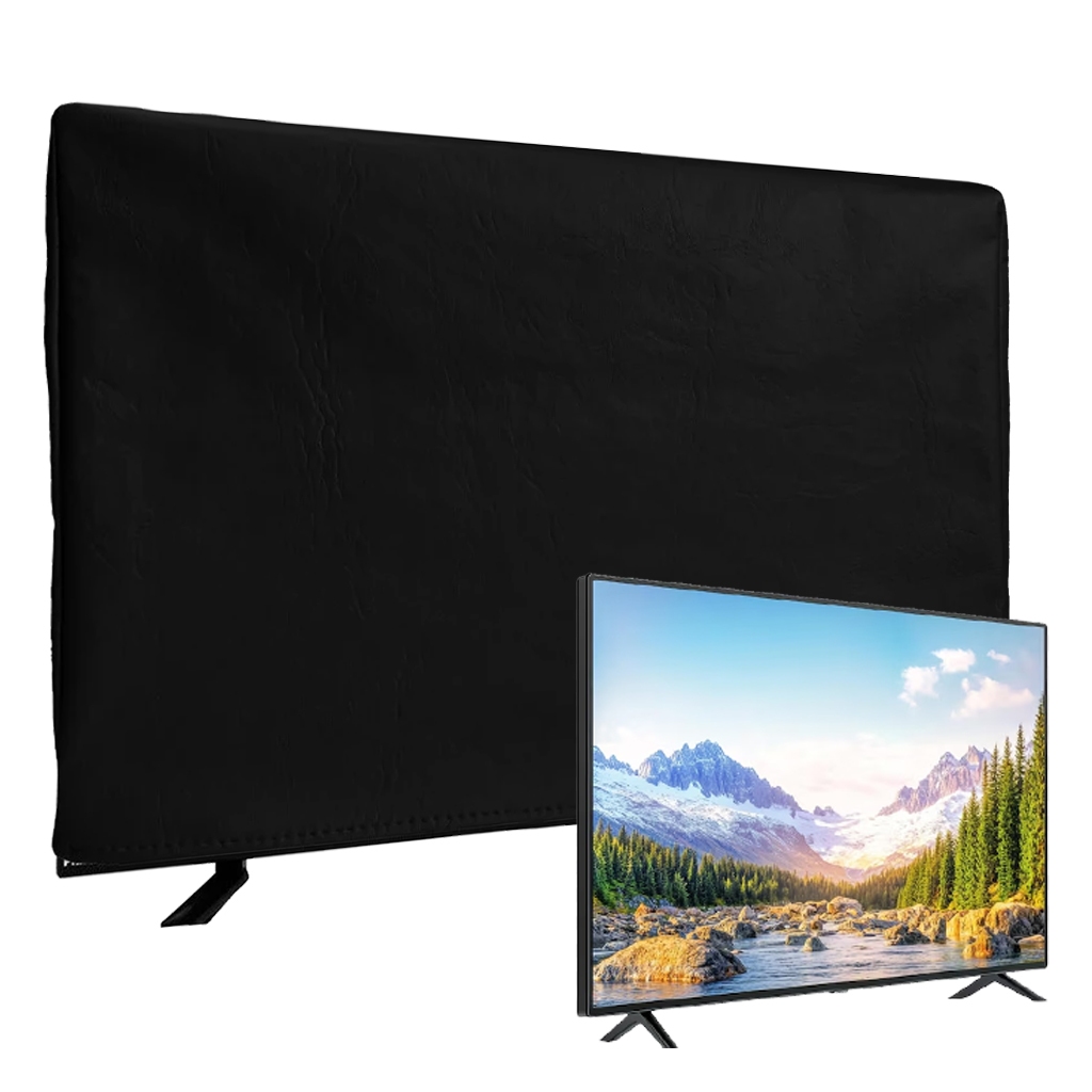 Imagem Capa de TV Televisão Protetora Couro Imperméavel 32 á 75 Polegadas Premium