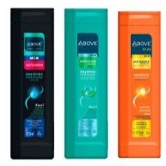 Shampoo masculino anticaspa Sun com proteção UV 325ml Above