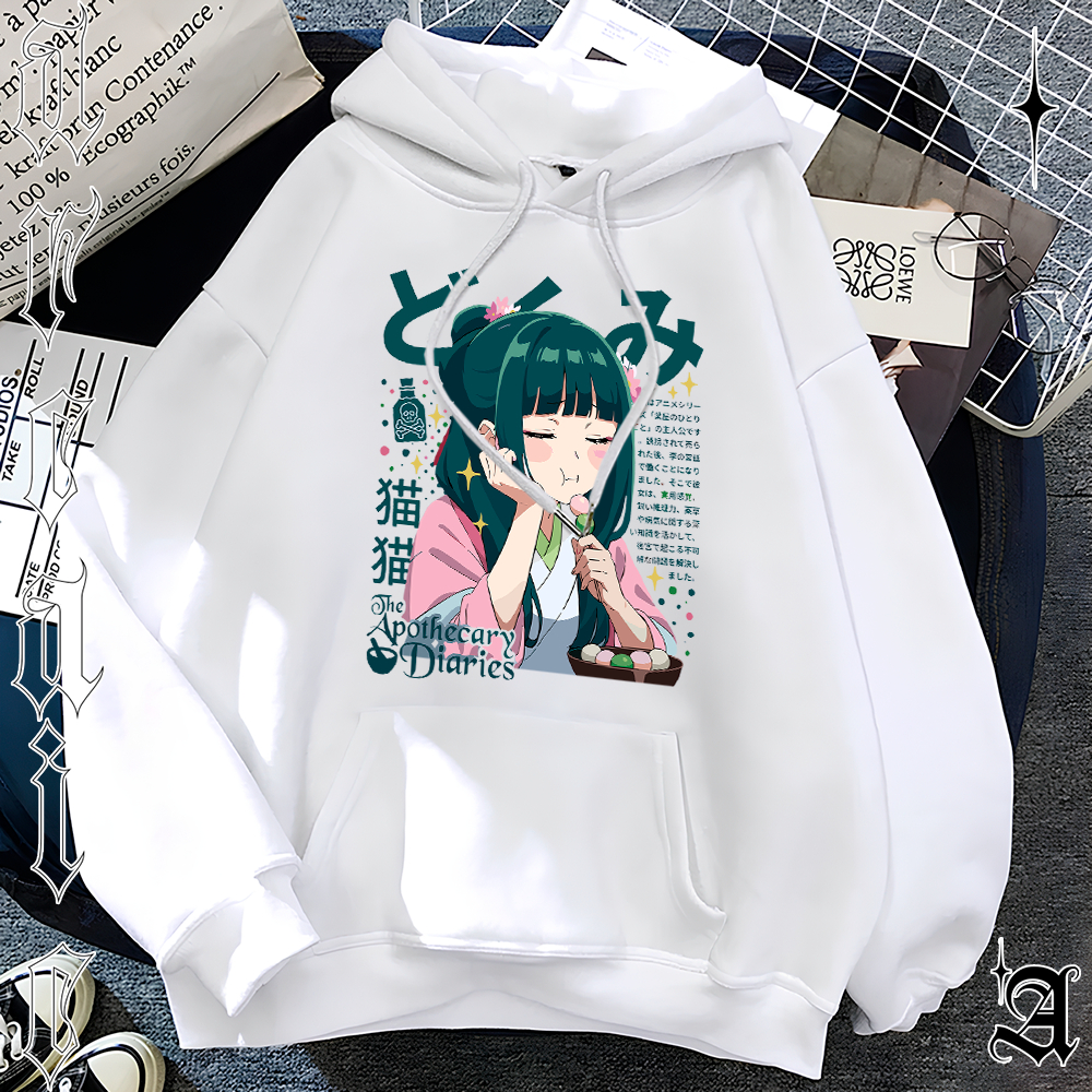 Moletom Canguru Blusa De Frio The Apothecary Diaries MaoMao Girl Anime em Oferta na Shopee