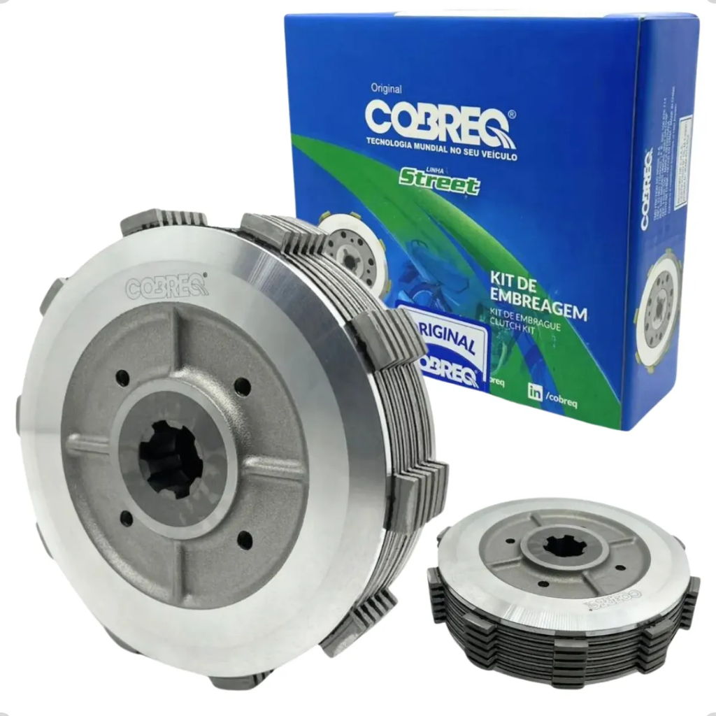 Kit Embreagem Fazer Lander Tenere Xtz 250 Fazer250 Xtz250 Cobreq em Oferta na Shopee