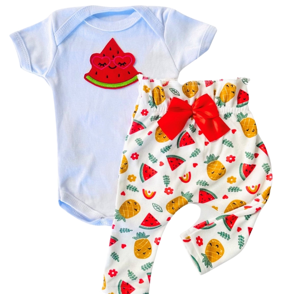 Conjuntos Bebê Menina Body e Calça Roupa Moda P/M/G Menina Roupinha Blogueinha infantil Conjuntinho em Oferta na Shopee