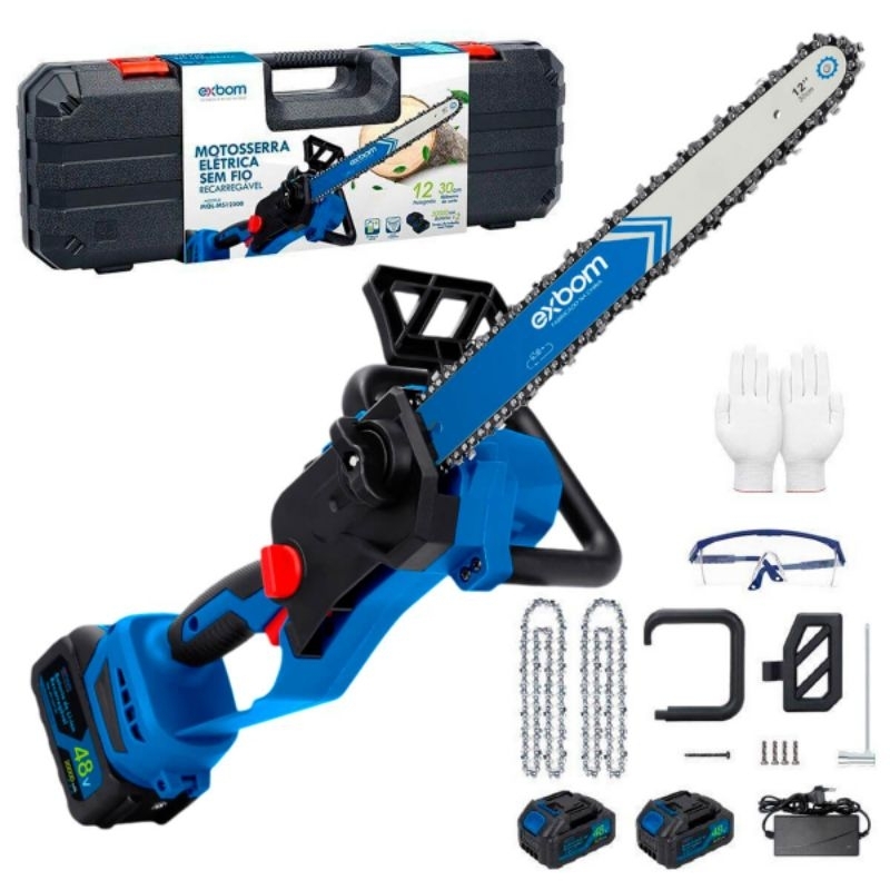 Motosserra Elétrica Portátil de 12 Polegadas